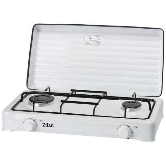 Zilan Plinski rešo sa 2 plamenika, 1600 W, bijela - ZLN0025/WH