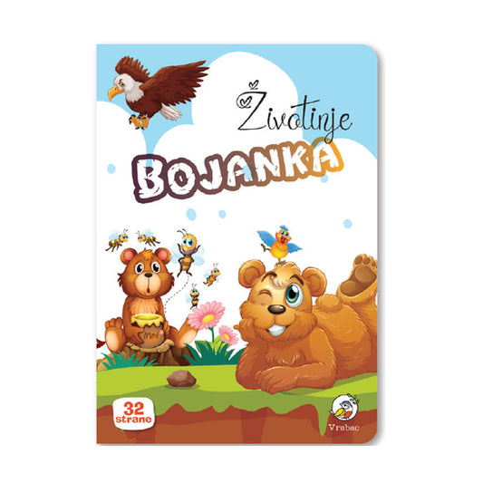 Bojanka Timi, Životinje, A5, Vrabac