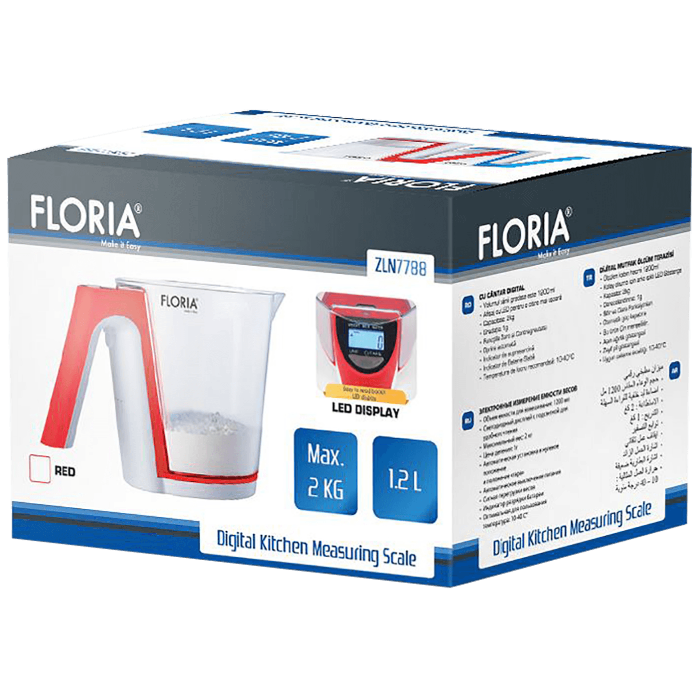 Floria Vaga kuhinjska sa posudom, do 2 kg., zelena - ZLN7788/GR