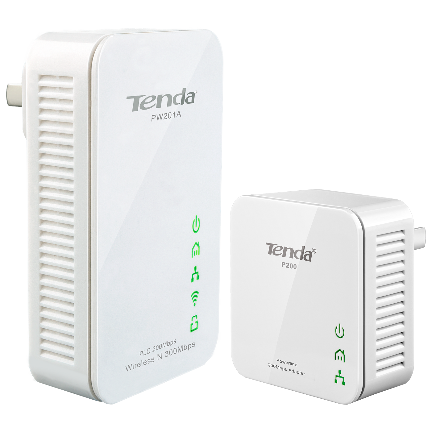 Tenda Mrežna strujna utičnica, set, 200/300Mbps, LAN/WiFi - NT-PW201A+P200
