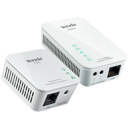 Tenda Mrežna strujna utičnica, set, 200/300Mbps, LAN/WiFi - NT-PW201A+P200