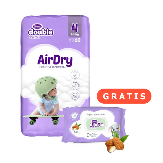 VIOLETA Double Care pelene 4 – AirDry tehnologija + gratis vlažne maramice