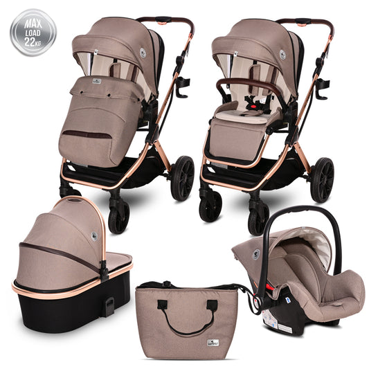 Kolica Glory 3U1 Pearl Beige