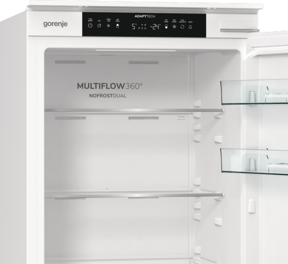 G400 Ugradbeni integrisani frižider sa zamrzivačem, 177.2 x 54 x 54.5 cm, Klizna baglama