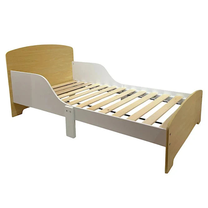 Dječiji Drveni Krevet sa Zaštitom i Podnicom 140/70 cm – GINGER HOME