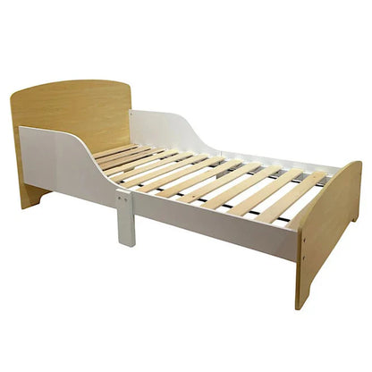 Dječiji Drveni Krevet sa Zaštitom i Podnicom 140/70 cm – GINGER HOME