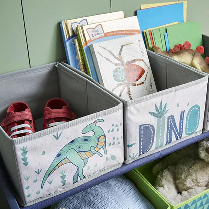 Dječija Polica GINGER HOME, Organizator za Igračke sa Kutijama za Skladištenje DINOSAUR