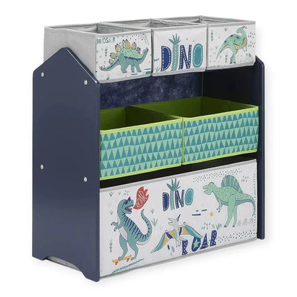 Dječija Polica GINGER HOME, Organizator za Igračke sa Kutijama za Skladištenje DINOSAUR