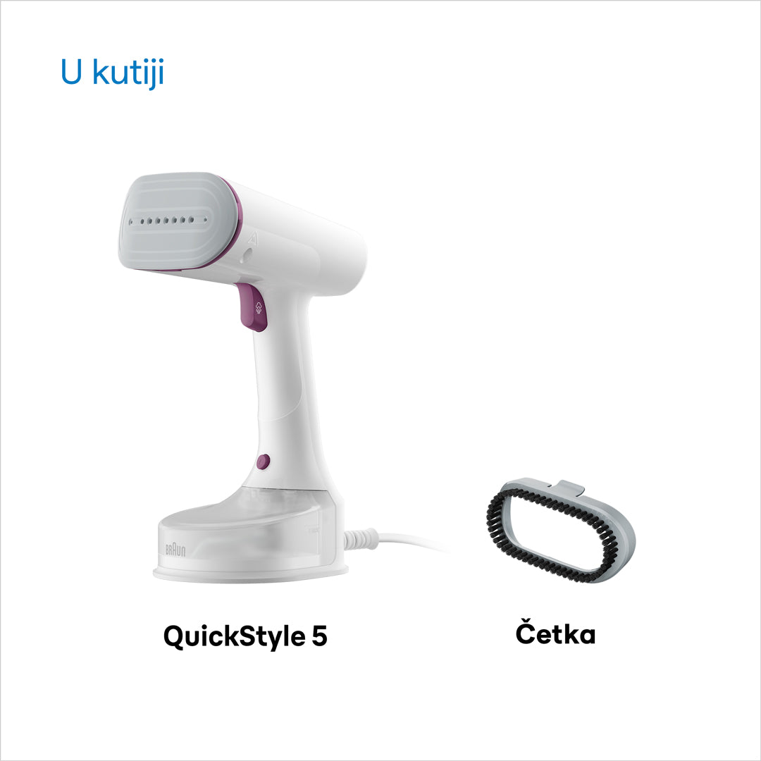 Braun Quickstyle 5 GS5011PU - Pegla za vertikalno peglanje