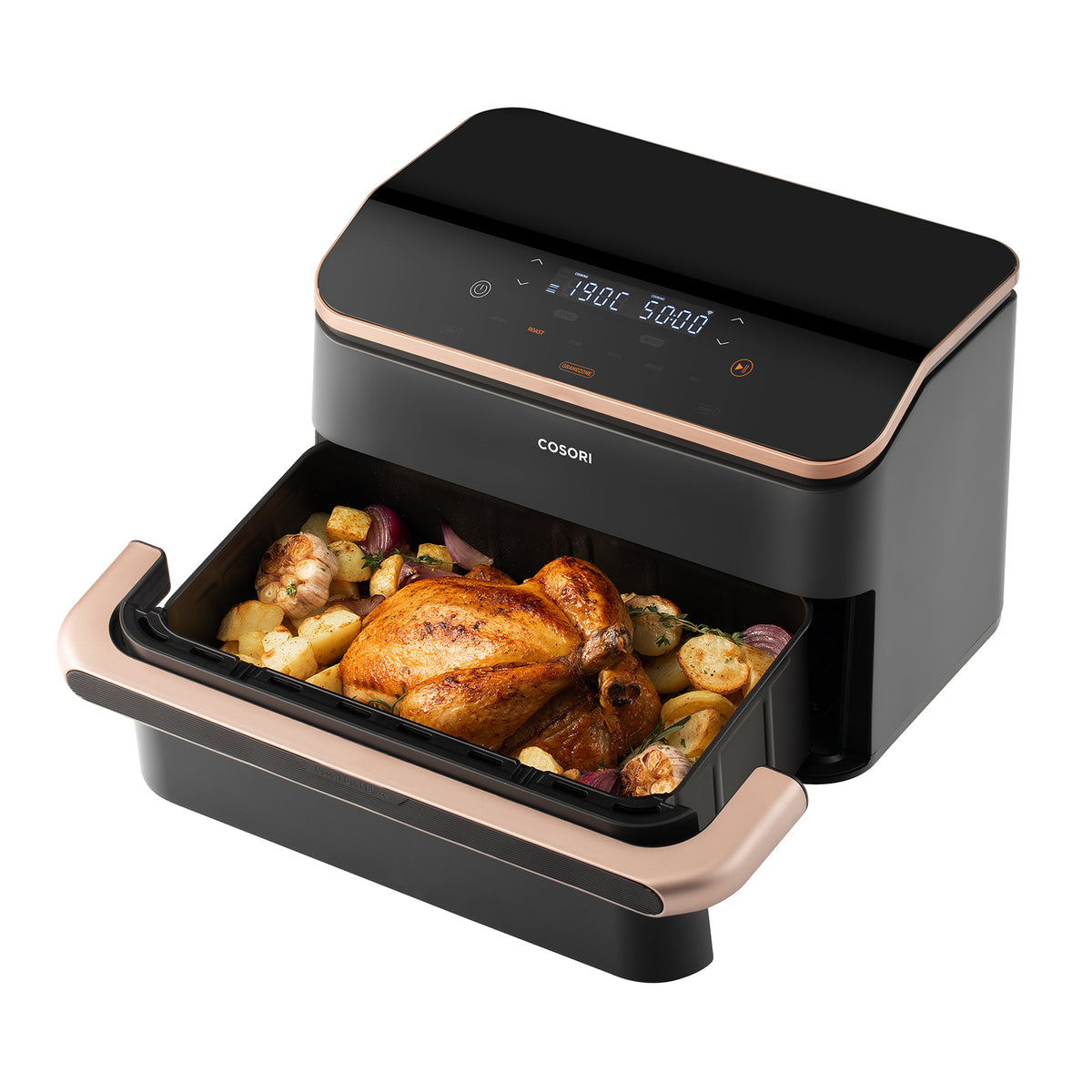 Cosori Dual Blaze TwinFry 10 L pametna friteza na vrući zrak, crna
