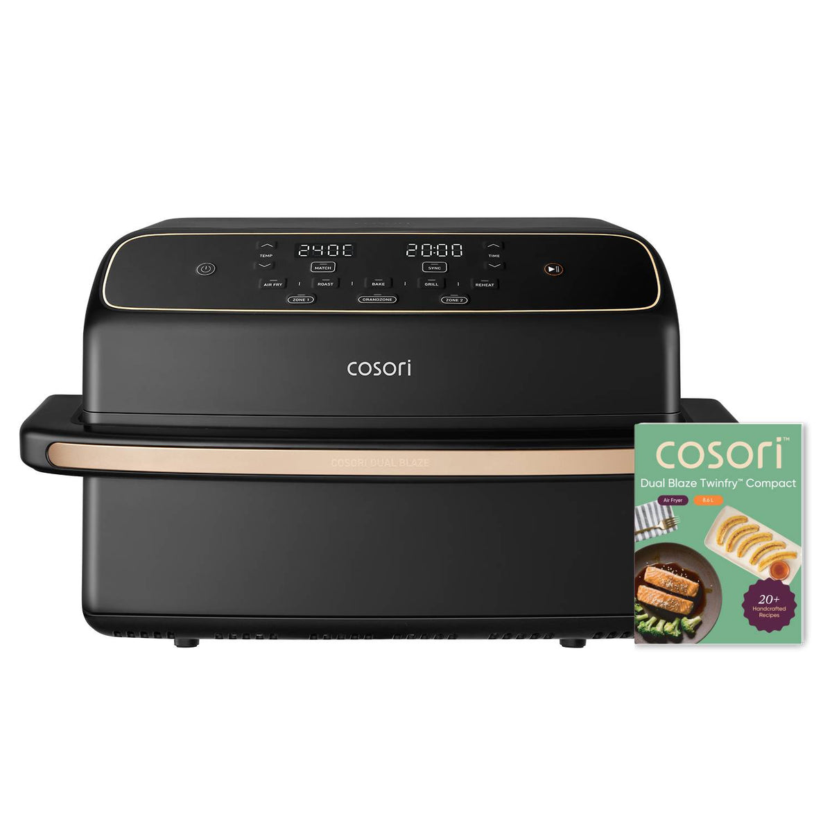 Cosori Dual Blaze TwinFry Compact friteza na vrući zrak 8,6 L s dvije košare