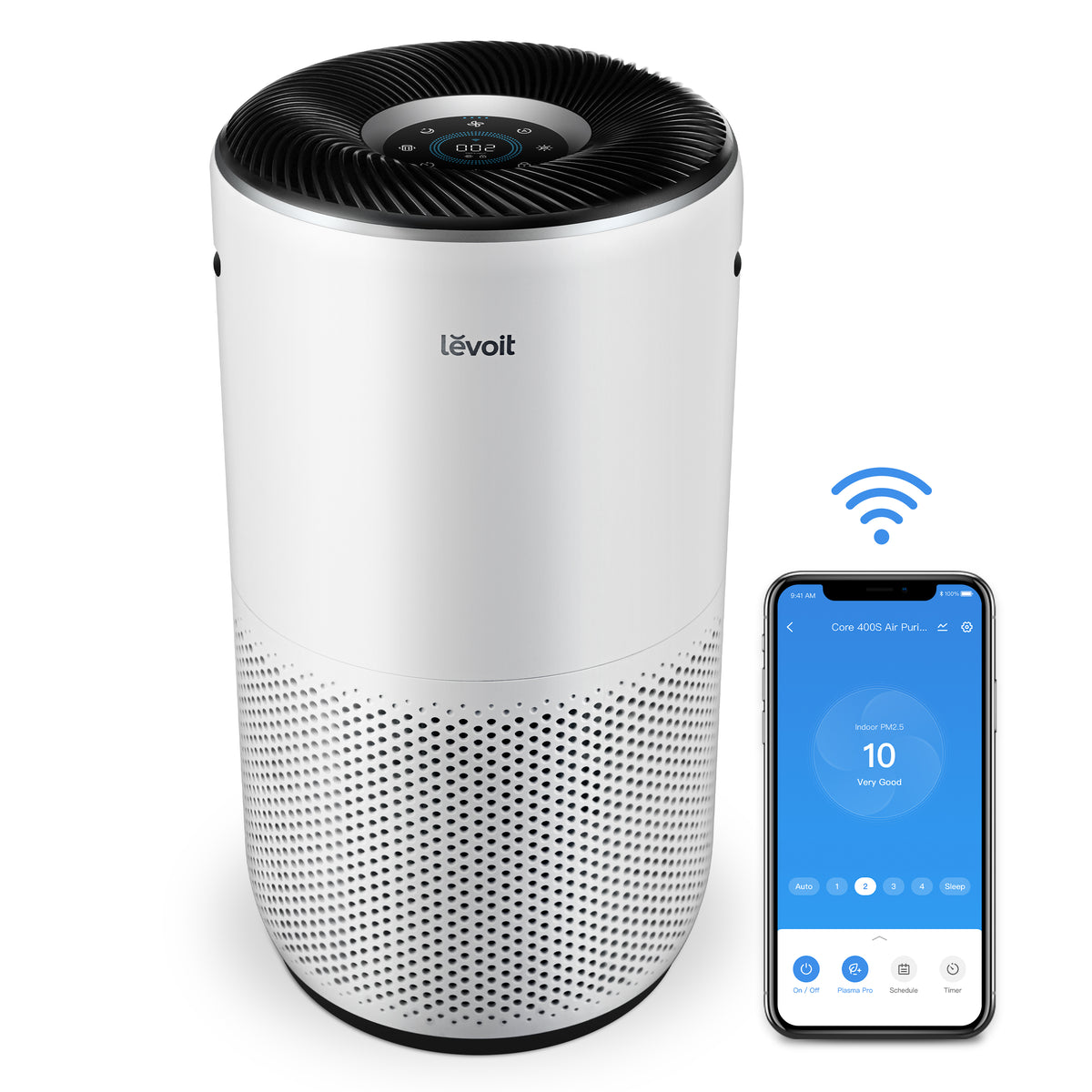 Levoit Core 400S pametni pročišćivač zraka s True HEPA filtrom do 83 m²