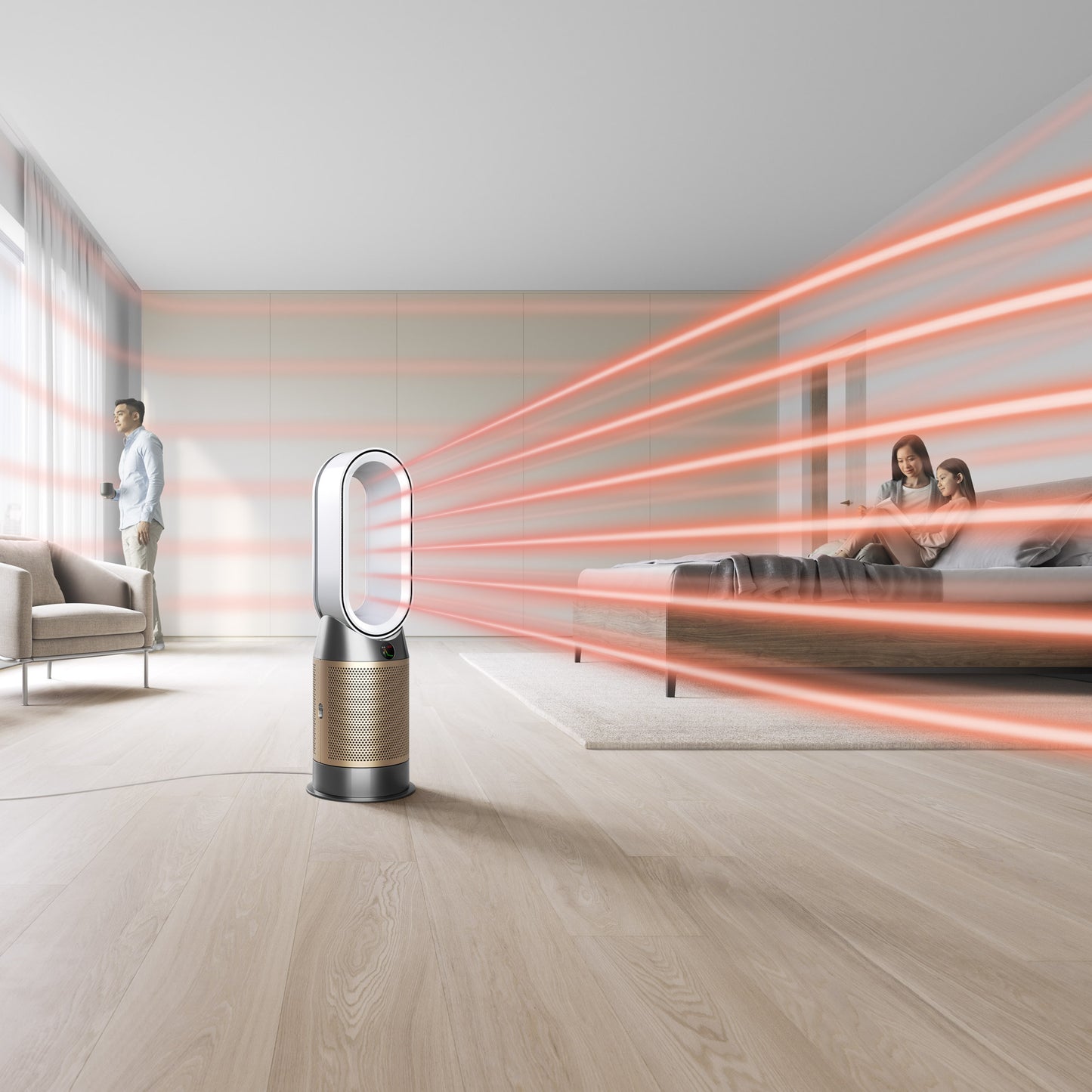 Dyson Pročišćivač Pure Hot & Cool Formaldehyde HP09 White/Gold
