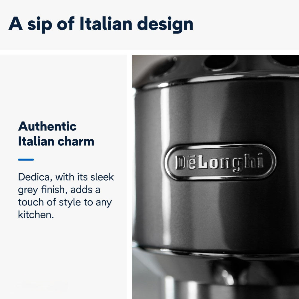 DeLonghi Dedica Arte EC885.GY - Aparat za espresso sivi