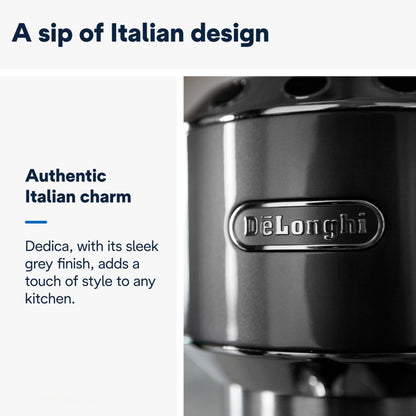 DeLonghi Dedica Arte EC885.GY - Aparat za espresso sivi
