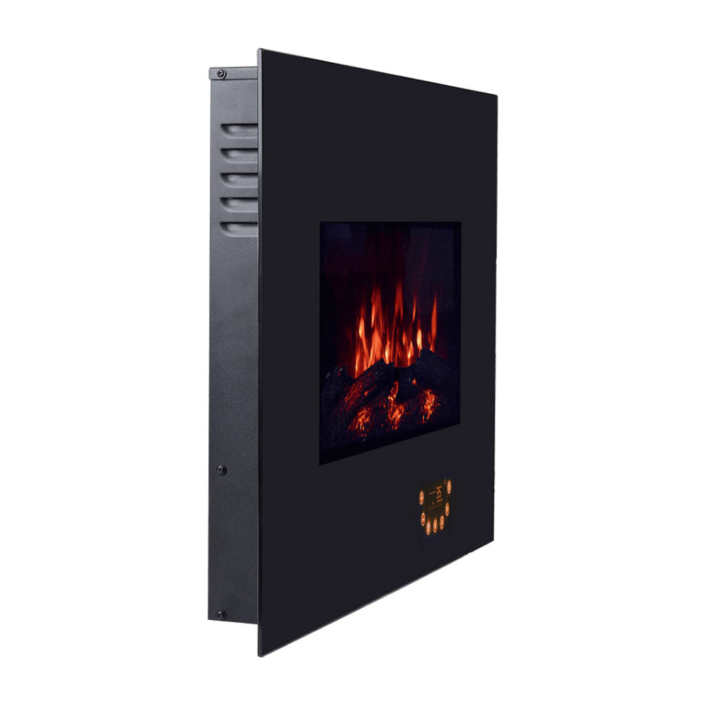 Quigg električni kamin GT-SF-ELK-01 1800 W, kaljeno staklo