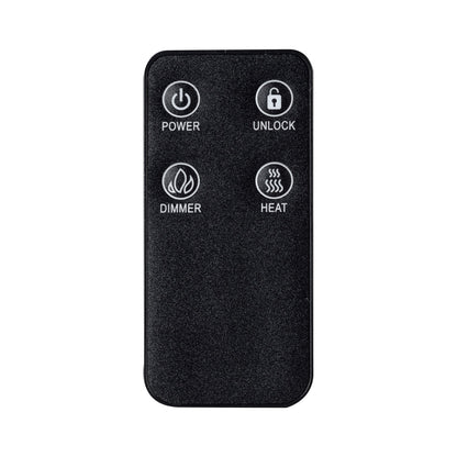 Quigg električni kamin GT-SF-ELK-01 1800 W, kaljeno staklo