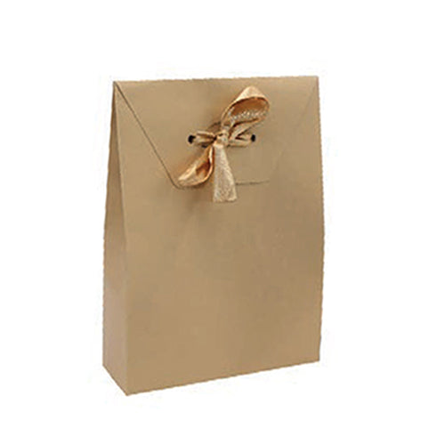 Gift bag, mala kesa ukrasna, zlatna, Vrabac