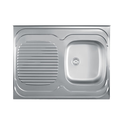 Metalac inox nasadni sudoper Standard Desno Ø60
