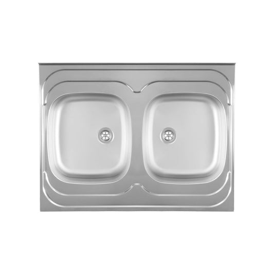 Metalac usadni sudoper STANDARD duplo Ø60