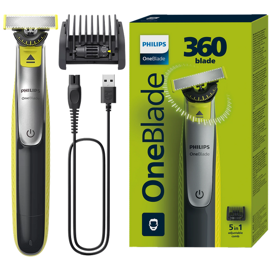 Philips brijač OneBlade 360 Face QP2734/23, do 60 min, IPX7