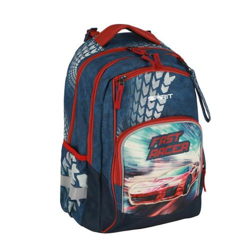 Newbie TTS 410532, ranac 44 cm, Fast Racer 3D 410532, plavi