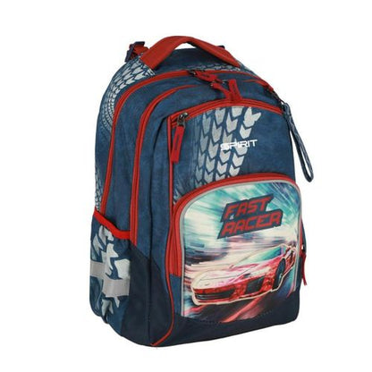 Newbie TTS 410532, ranac 44 cm, Fast Racer 3D 410532, plavi